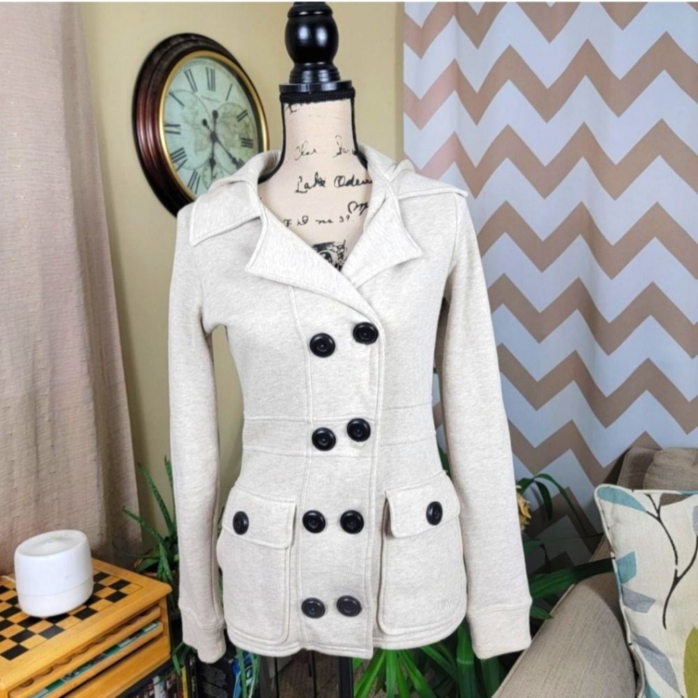 Billabong Tan Peacoat Size Medium